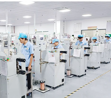 Coil winding shop